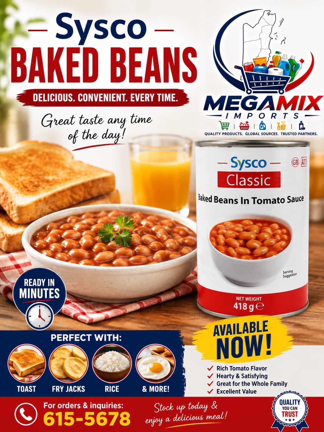 Sysco Classic baked beans